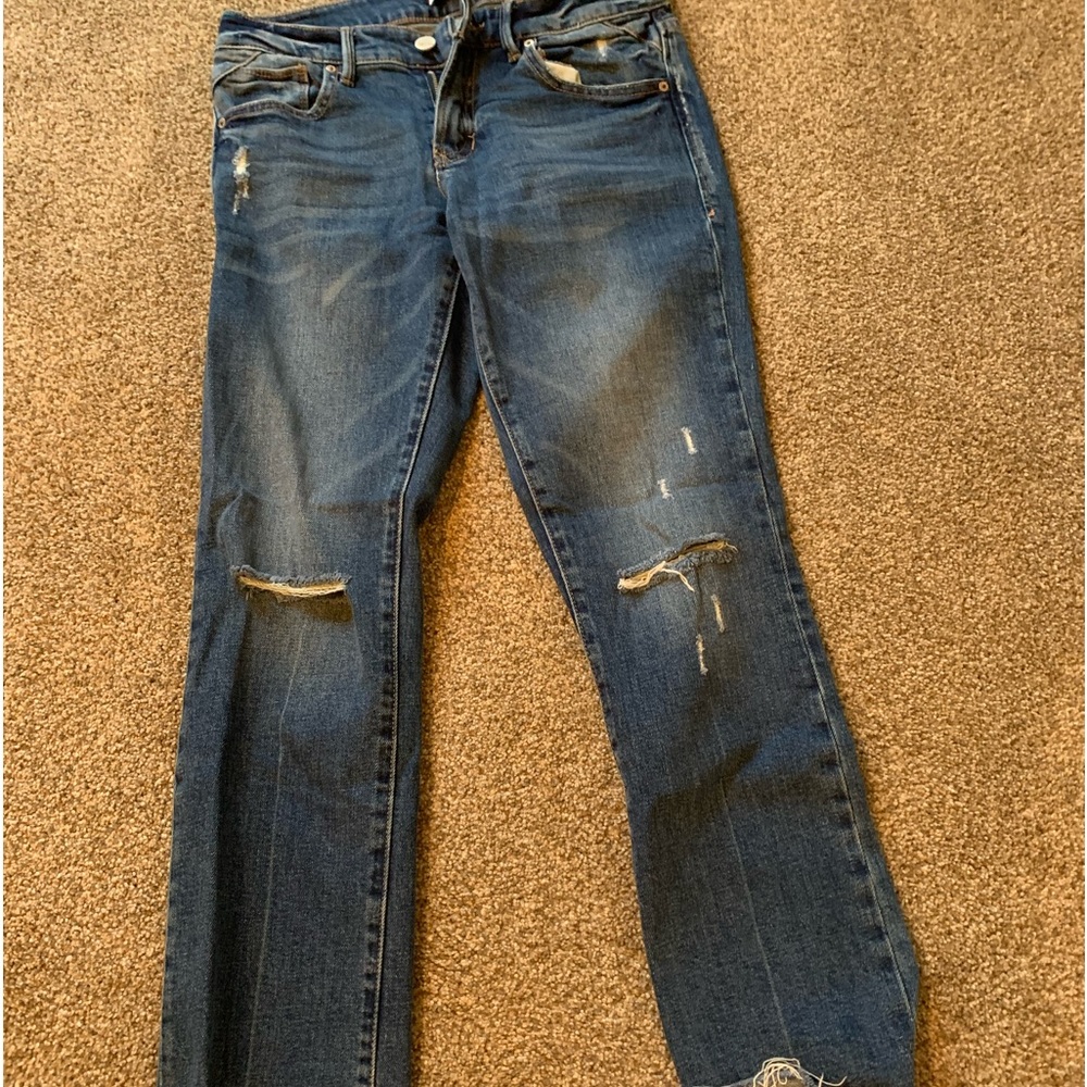 Straight leg jeans